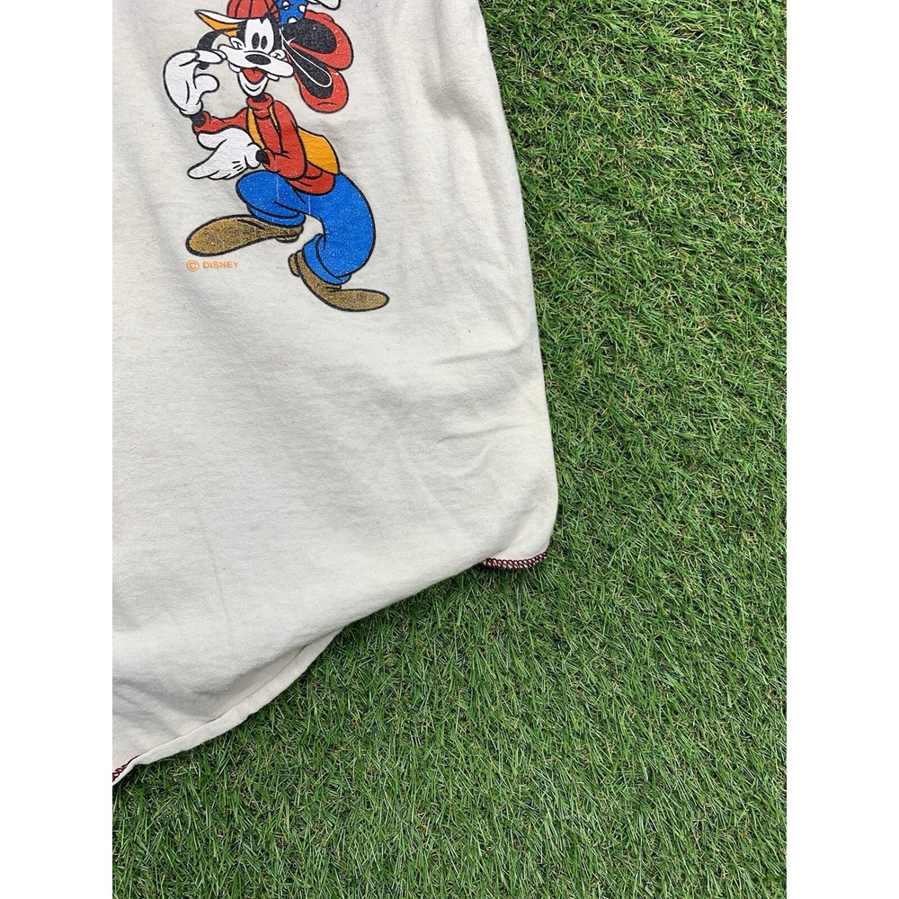 Vintage Mickey Mouse Shirt Disney Womens Large Baseball Jersey Button Up Y2K - Picture 7 of 15